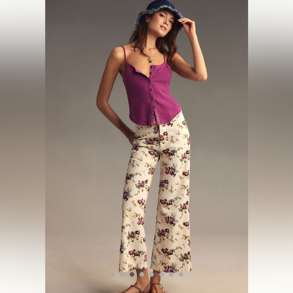 PILCRO BUTTON-FRONT CAMI - Picture 4 of 9